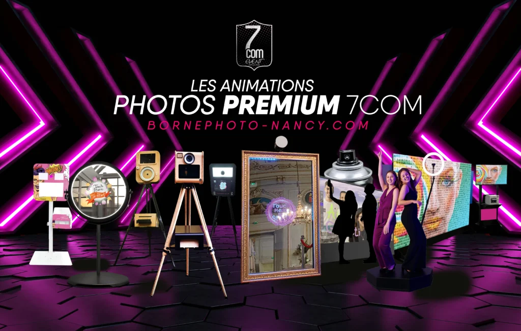 Agence 7COM – Photobooth & Miroir IA